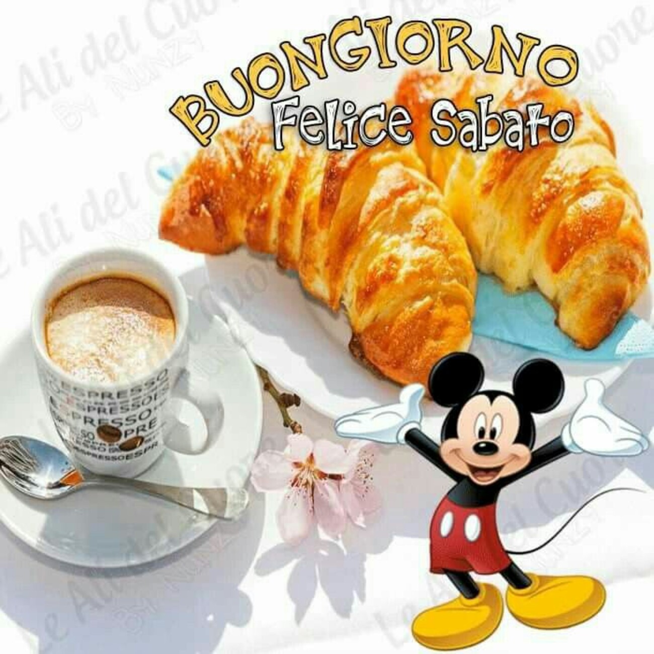 Buongiorno felice sabato