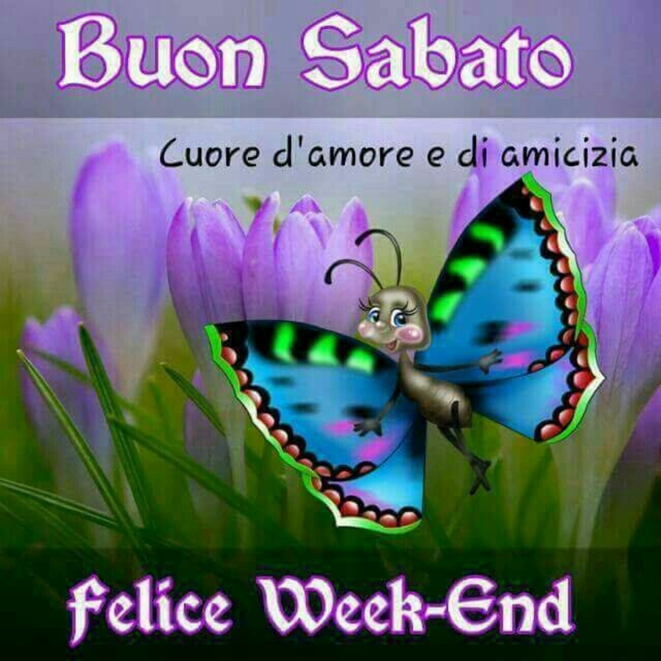 Buon Sabato felice weekend