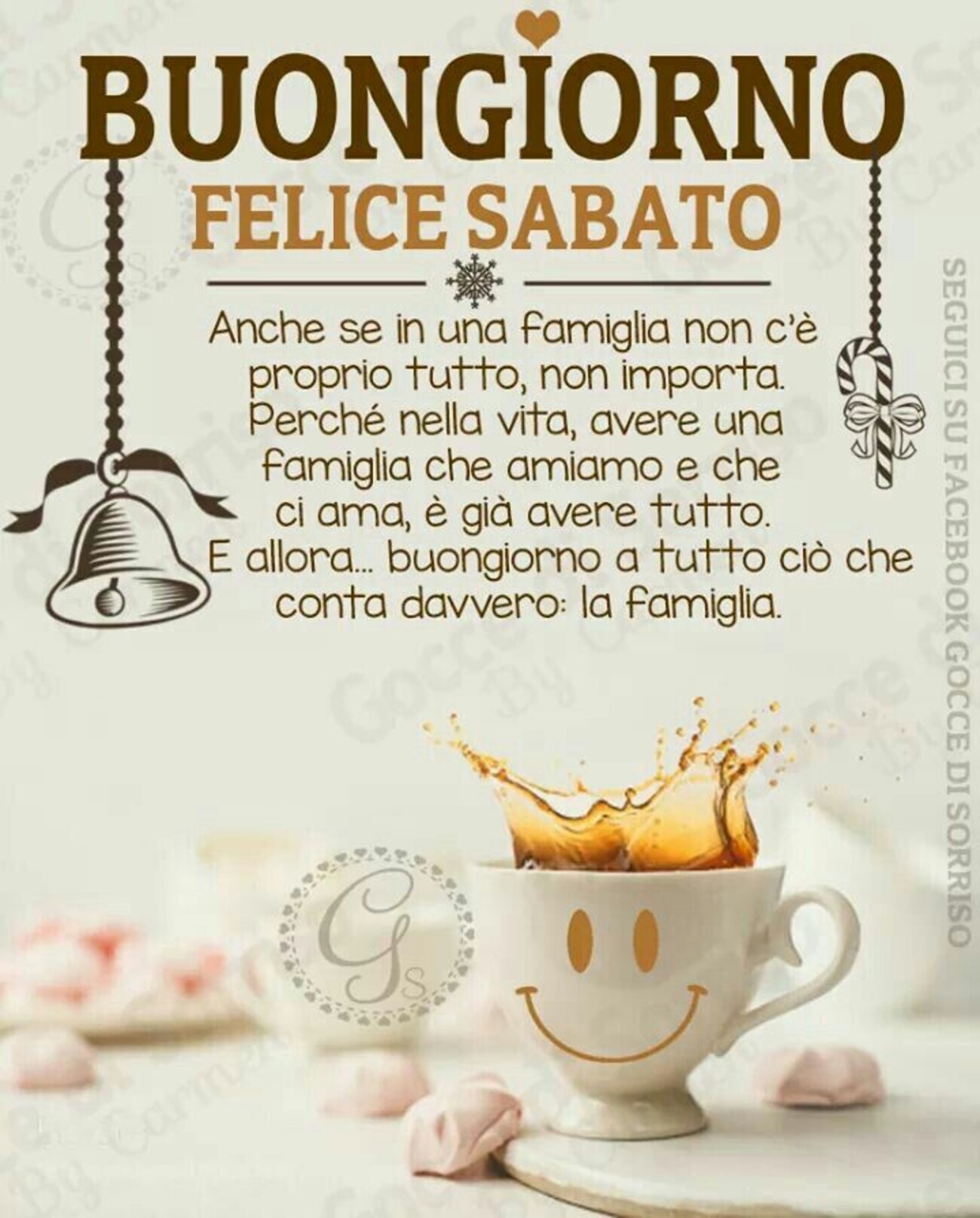 Buongiorno felice sabato con belle frasi