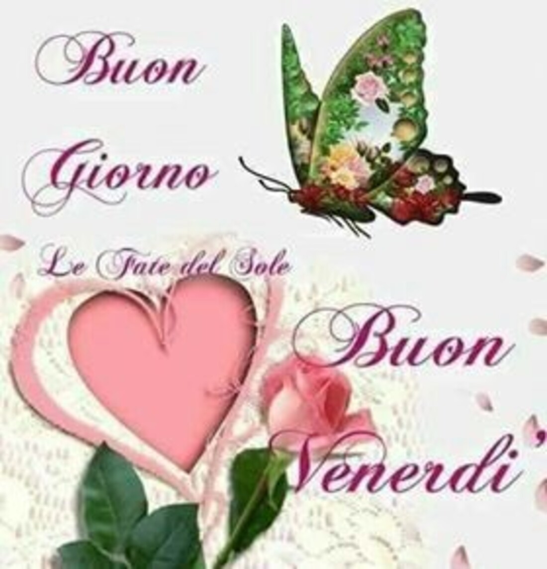 Buongiorno e Buon Venerdì