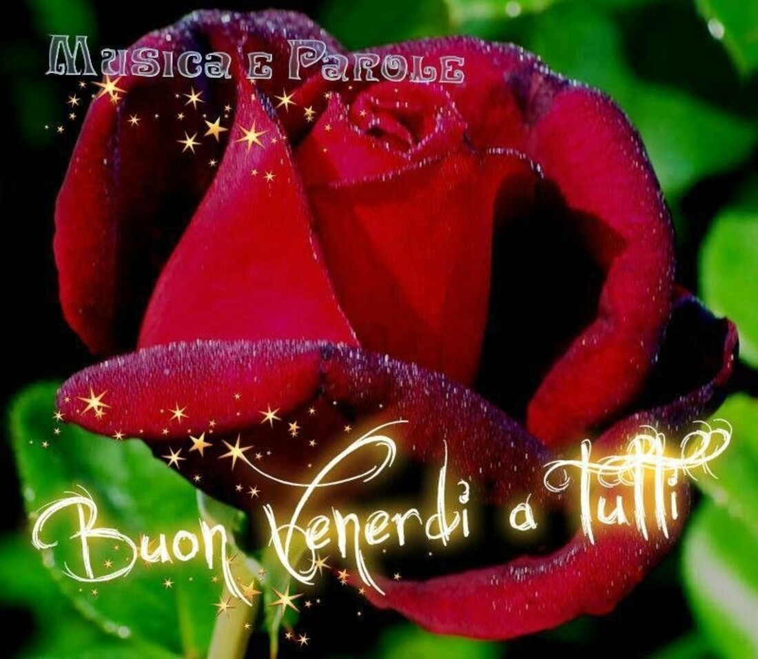 Buon Venerdì a tutti