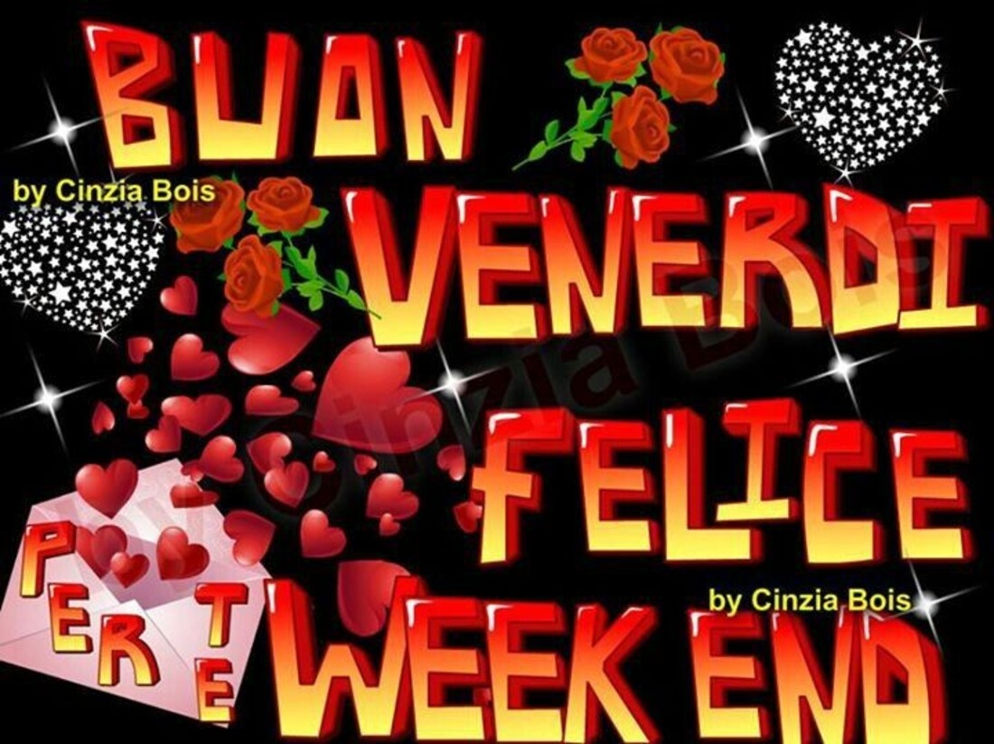 Buon Venerdì felice weekend