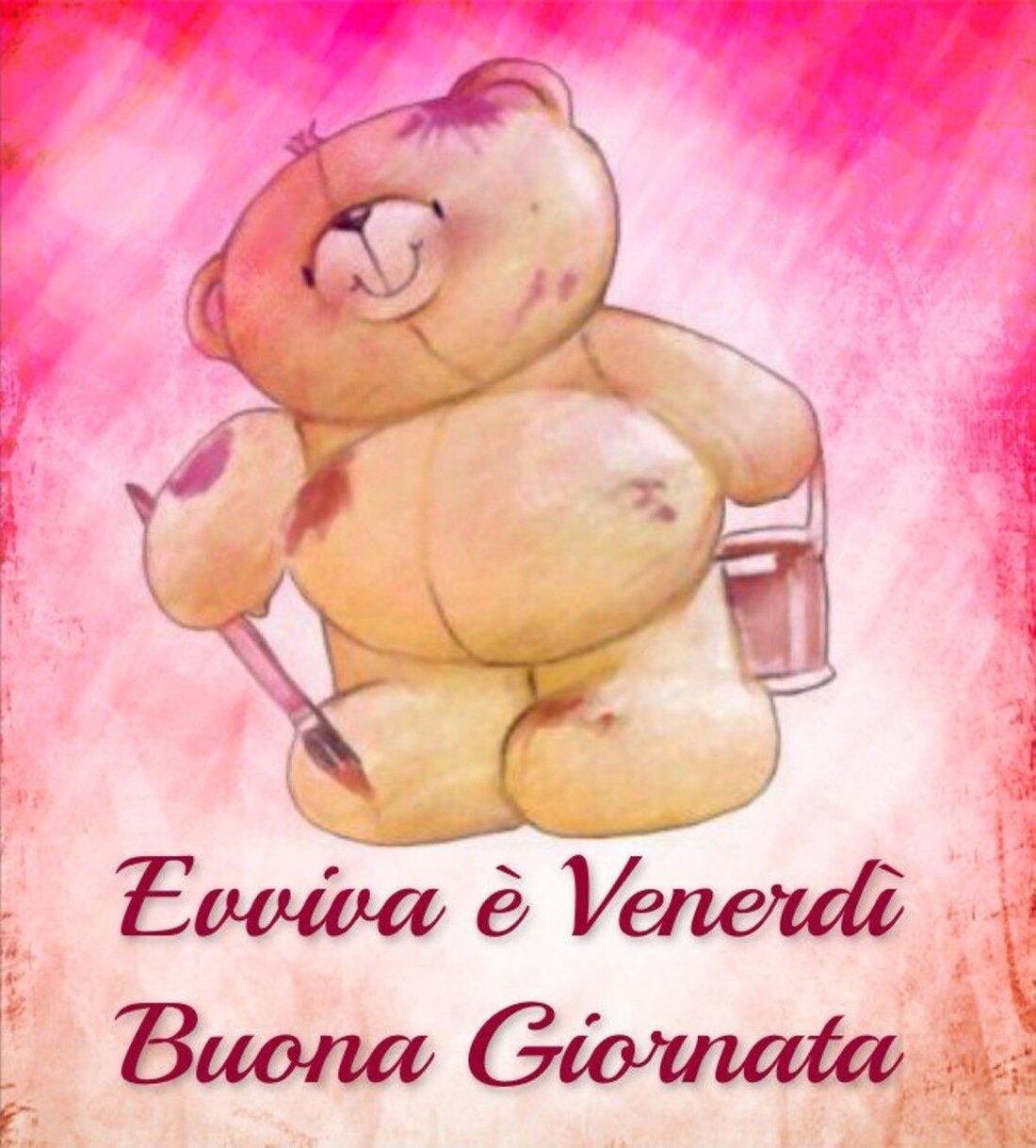 Evviva è venerdì! Buona giornata