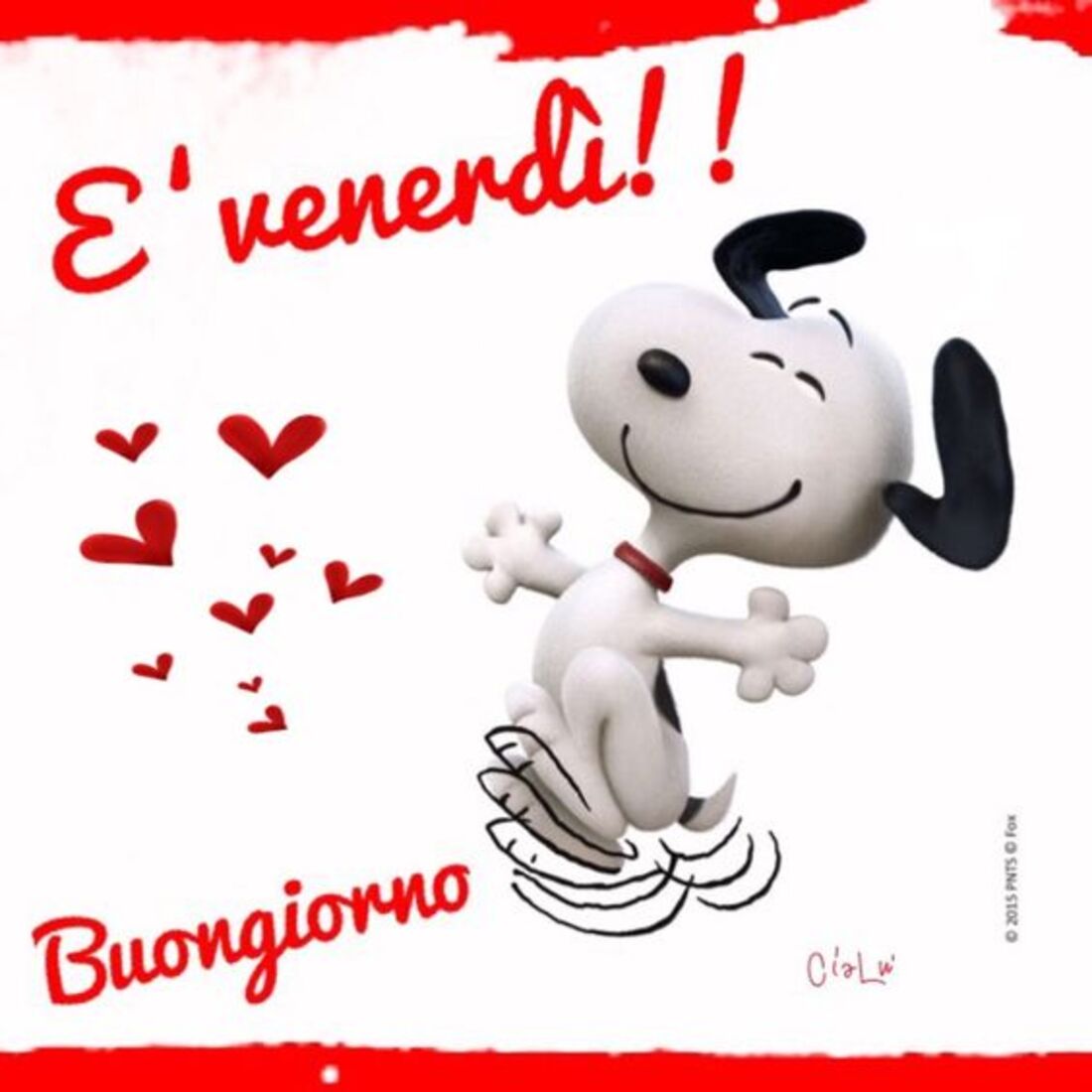 Buongiorno è Venerdì!!