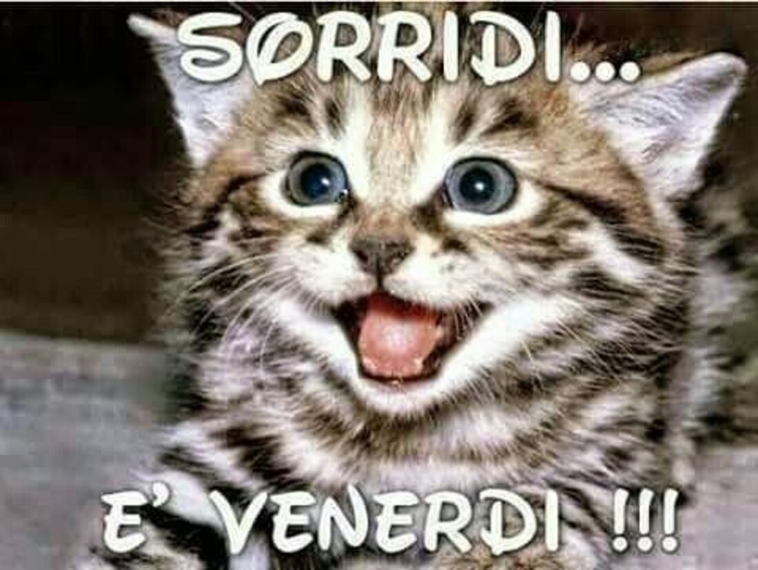 Sorridi...è venerdì!!!