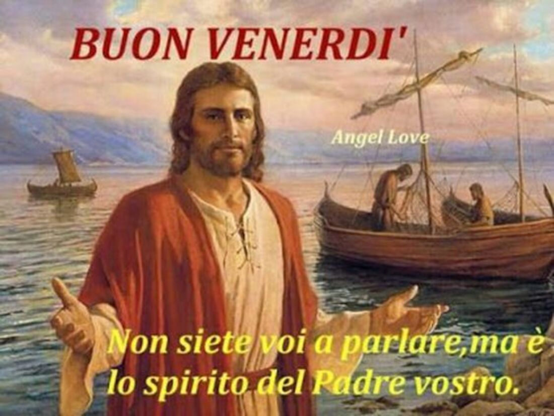 Buon Venerdì non siete voi a parlare, ma lo Spirito Santo del Padre vostro