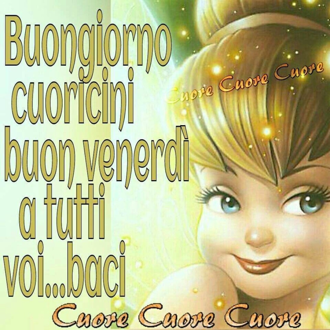 Buongiorno Cuoricini buon venerdì a tutti voi...baci!