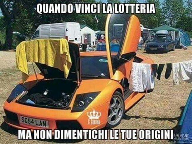 Quando vinci la lotteria ma non dimentichi le tue origini