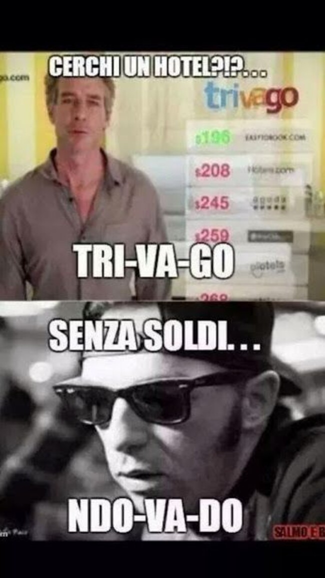 Cerchi un hotel? Tri-Va-Go... senza soldi...Ndo-Va-Do