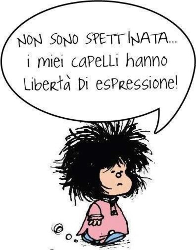 NON SONO SPETTINATA...i miei capelli hanno libertà di espressione