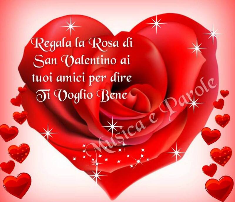 Regala la rosa di San Valentino a i tuoi amici per dire Ti voglio bene