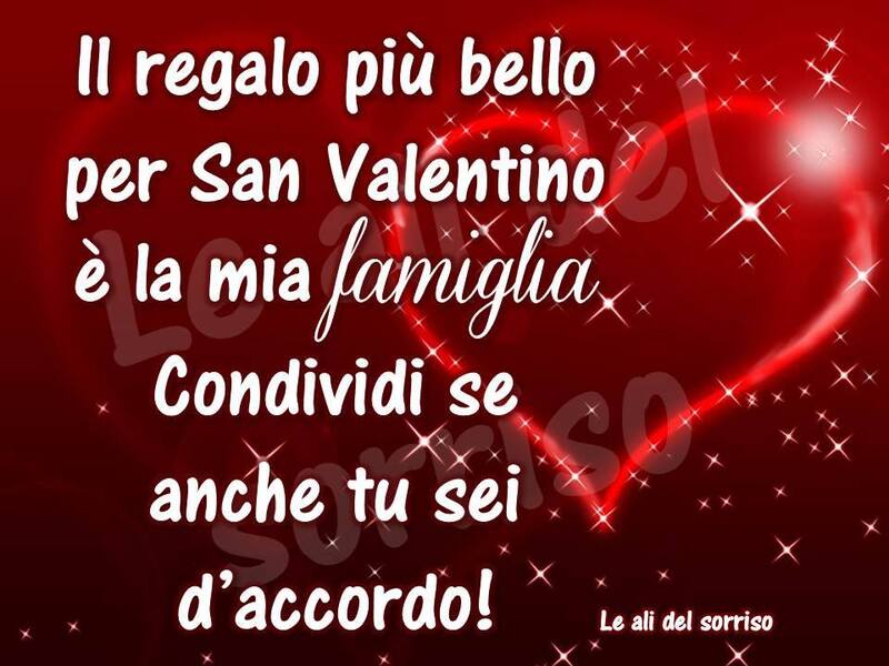 Il regalo più bello per San Valentino è la mia famiglia. Condividi se anche tu sei d'accordo!