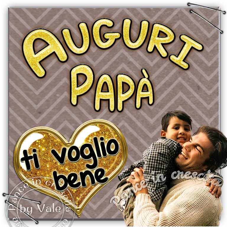 Auguri papà ti voglio bene