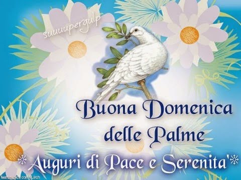 Buona Domenica delle Palme Auguri di Pace e Serenità