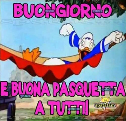 Buongiorno e Buona Pasquetta a tutti