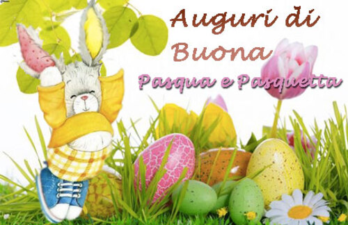 Auguri di buona pasqua e pasquetta