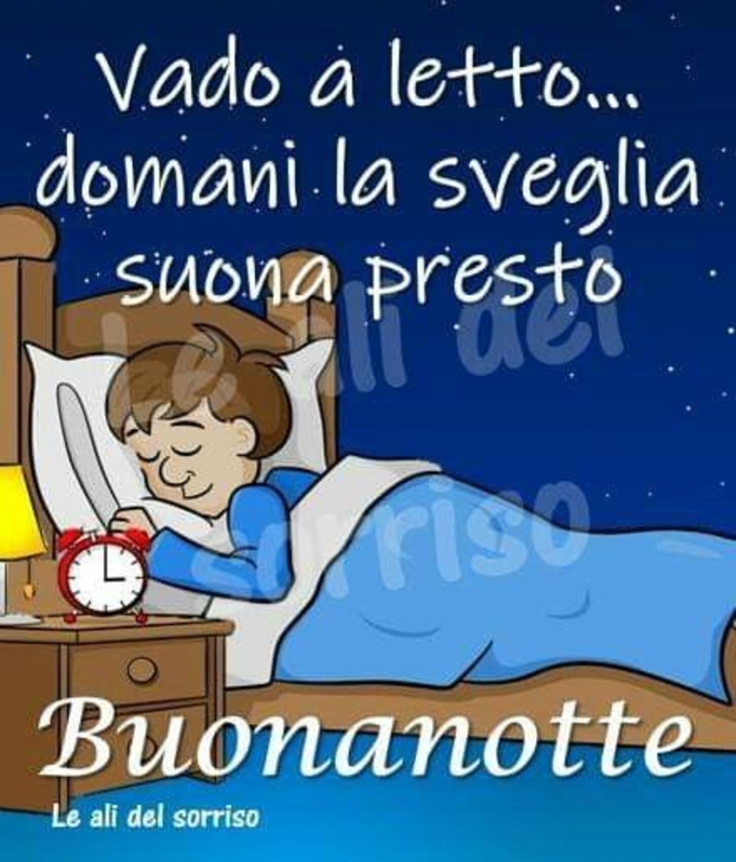 Vado a letto...Domani la sveglia suona presto Buonanotte