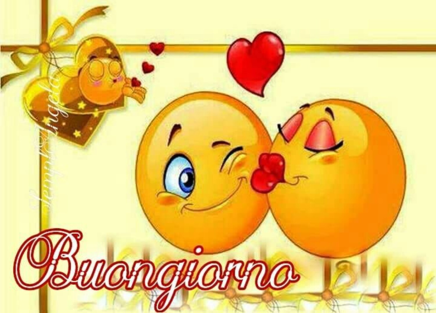 Buongiorno con bacio