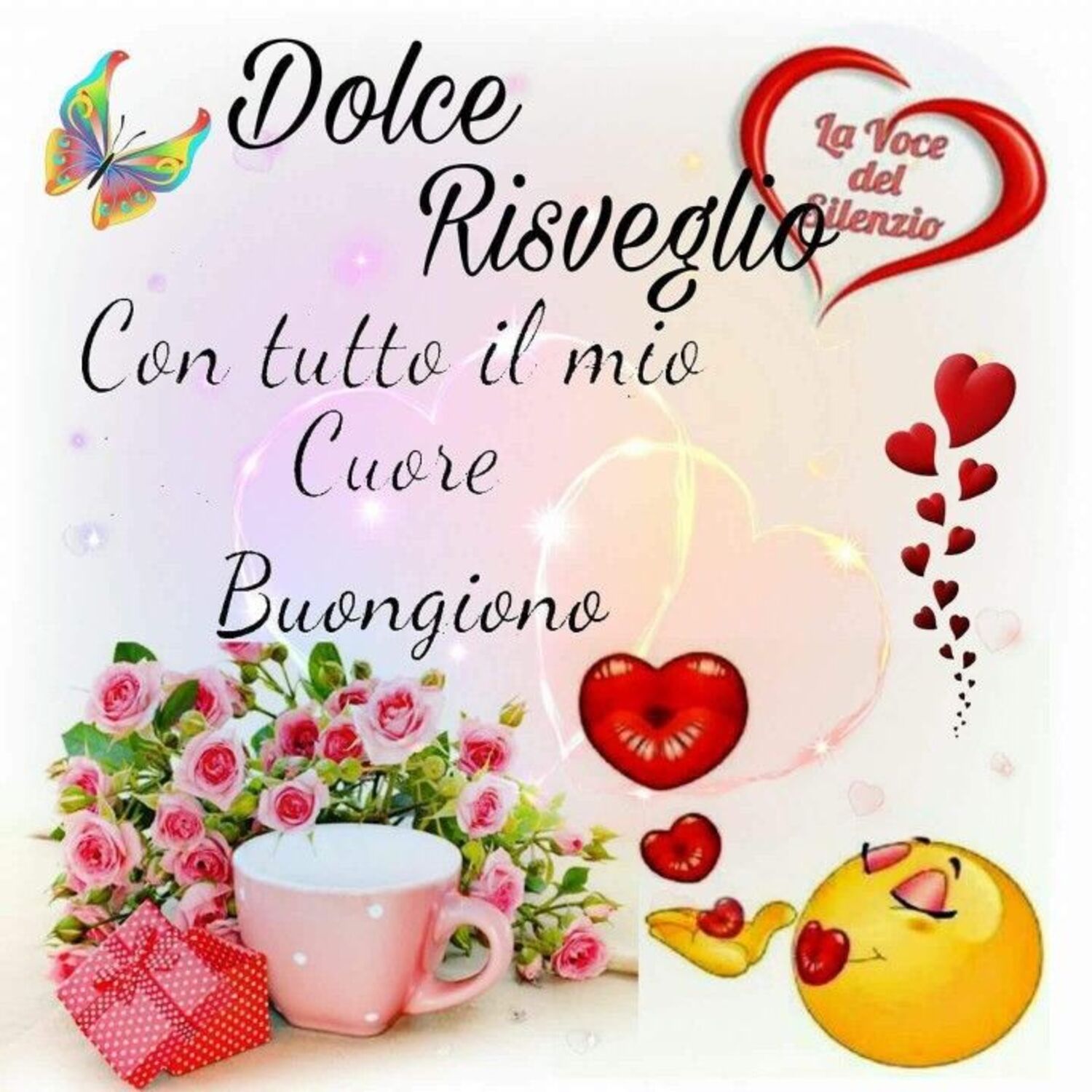 Dolce risveglio con tutto il mio cuore Buongiorno