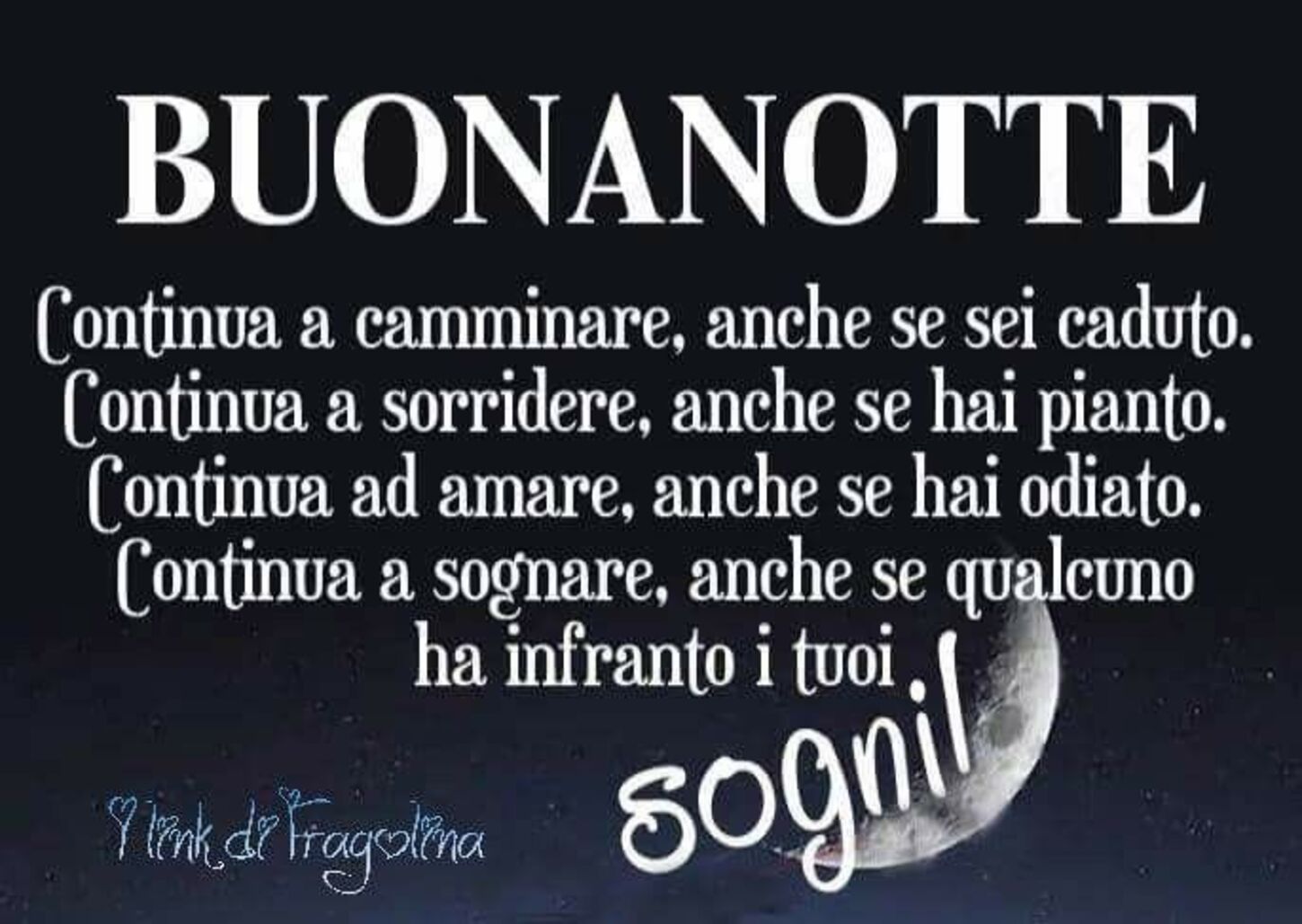 Buonanotte belle frasi
