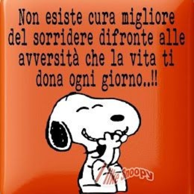 Non esiste cura migliore del sorridere difronte alle avversità che la vita ti dona ogni giorno..!!
