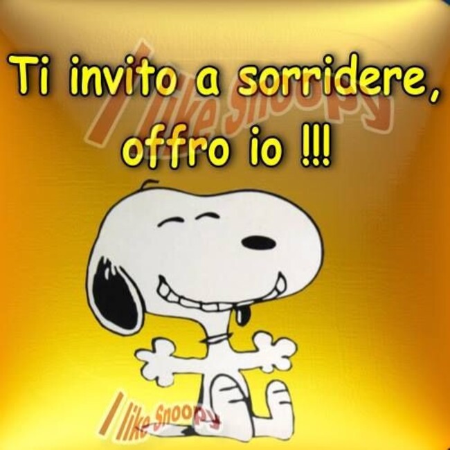 Ti invito a sorridere, offro io!!!