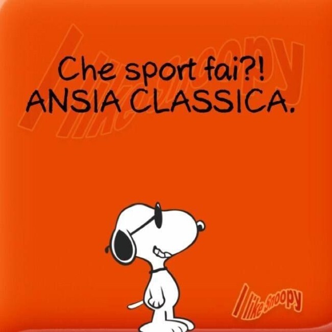 Che sport fai? Ansia Classica