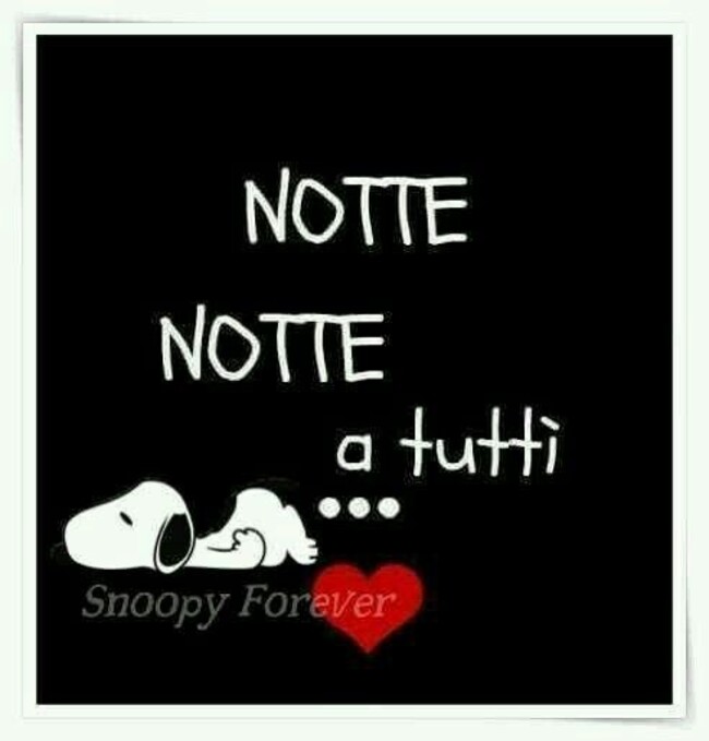 Notte  Notte a tutti