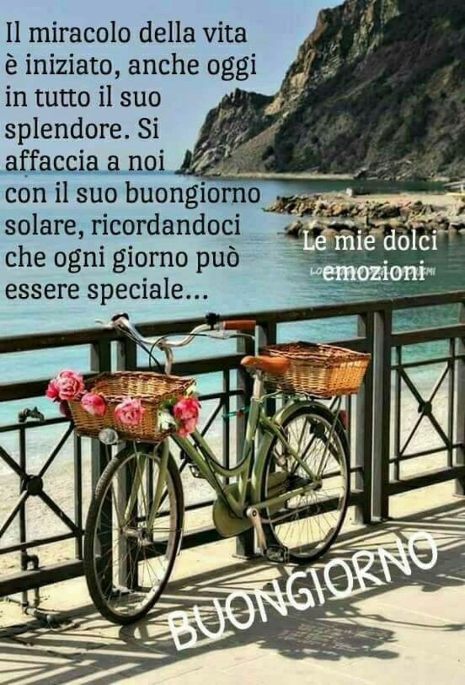 Buongiorno con bellissime frasi