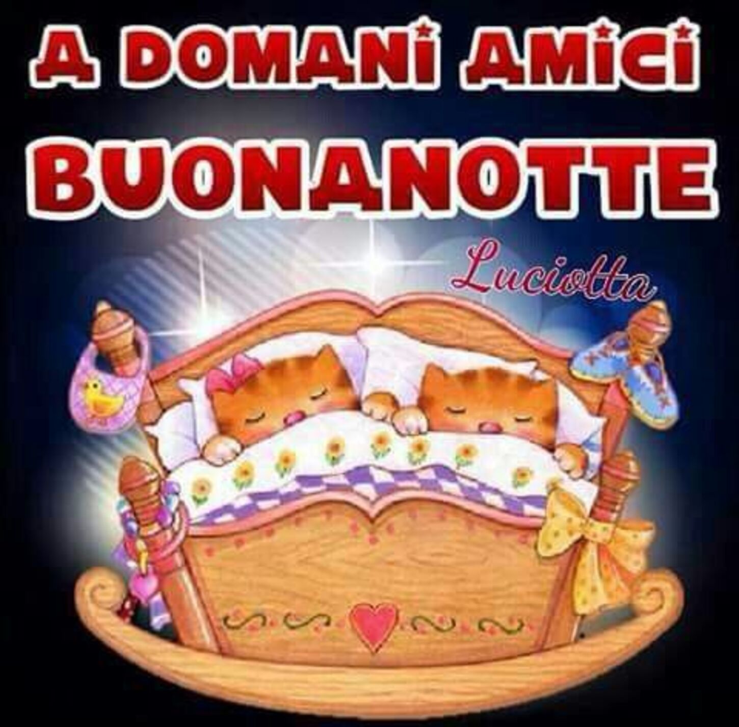 A DOMANI AMICI, BUONANOTTE