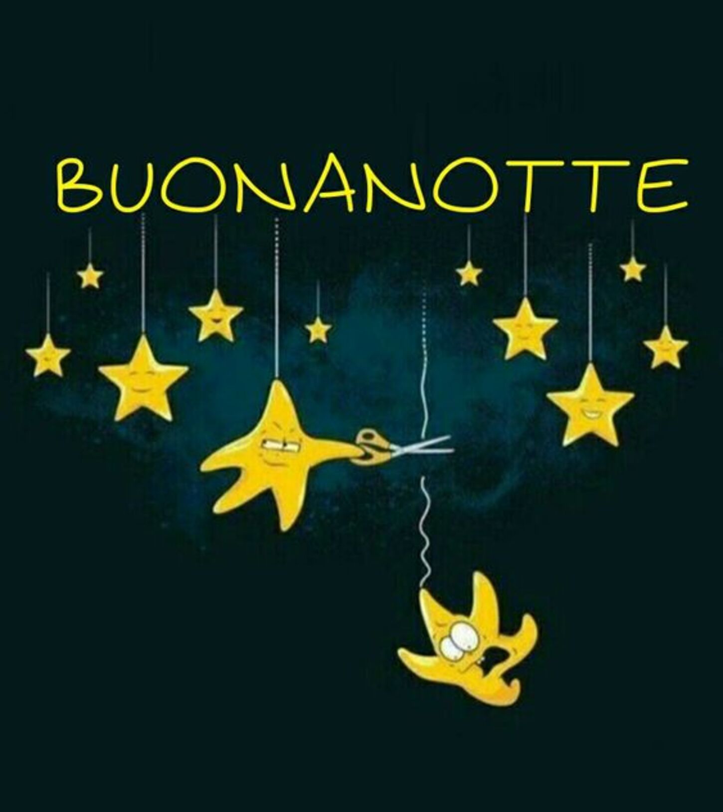 Buonanotte con le stelle cadenti