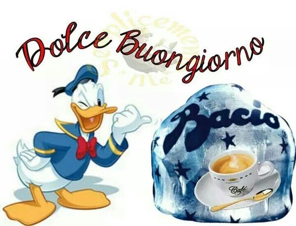 Dolce Buongiorno col Bacio Perugina - da Paperino