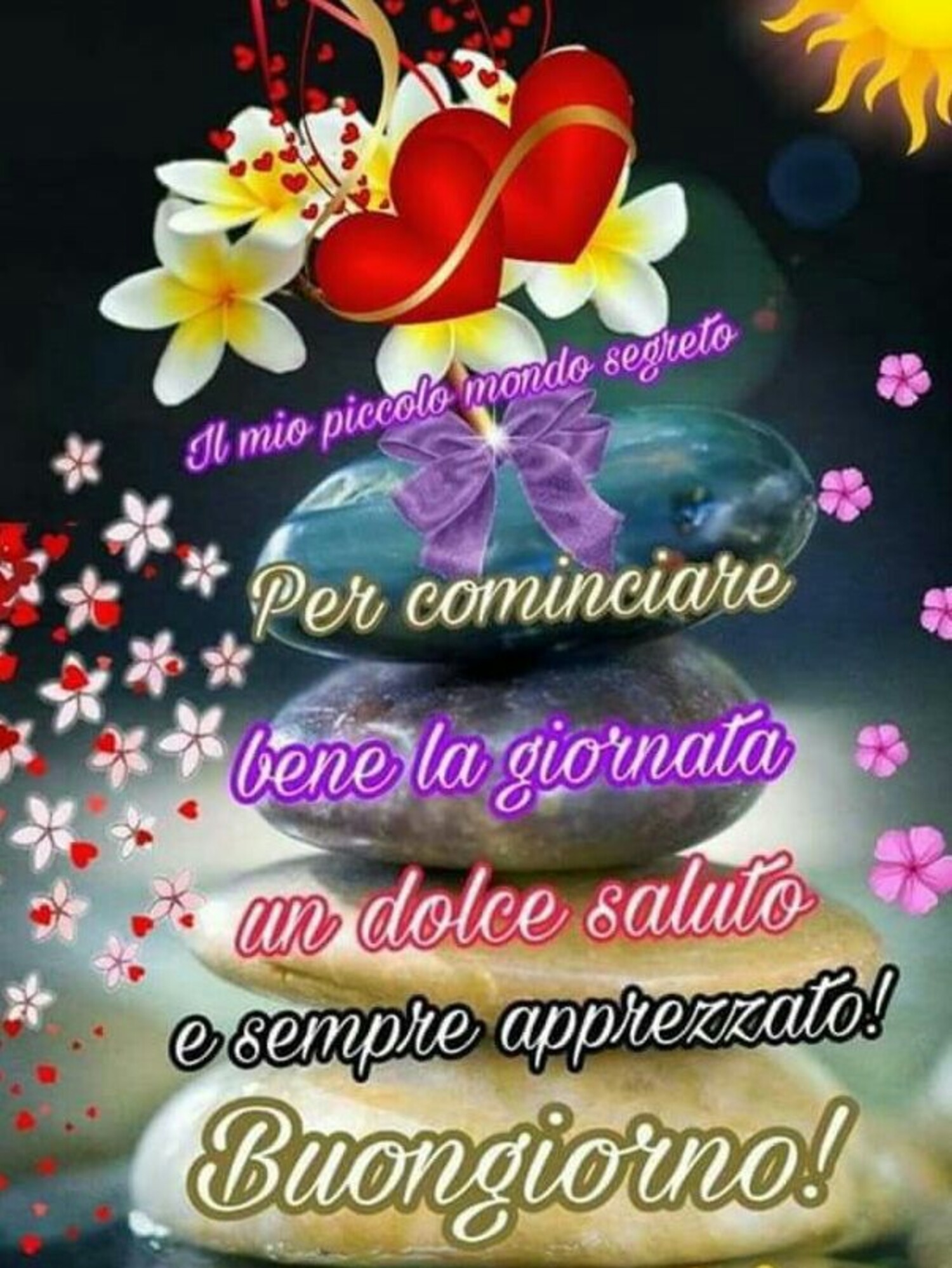 Per cominciare bene la giornata, un saluto è sempre apprezzato! Buon Giorno