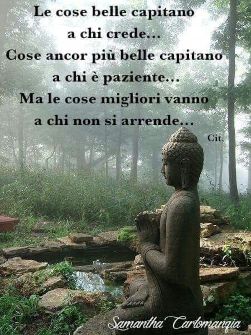 "Le cose belle capitano a chi crede... Cose ancora più belle capitano a chi è paziente... Ma le cose migliori vanno a chi non si arrende..." - Le più belle frasi motivazionali