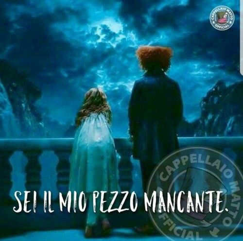 "SEI IL MIO PEZZO MANCANTE."