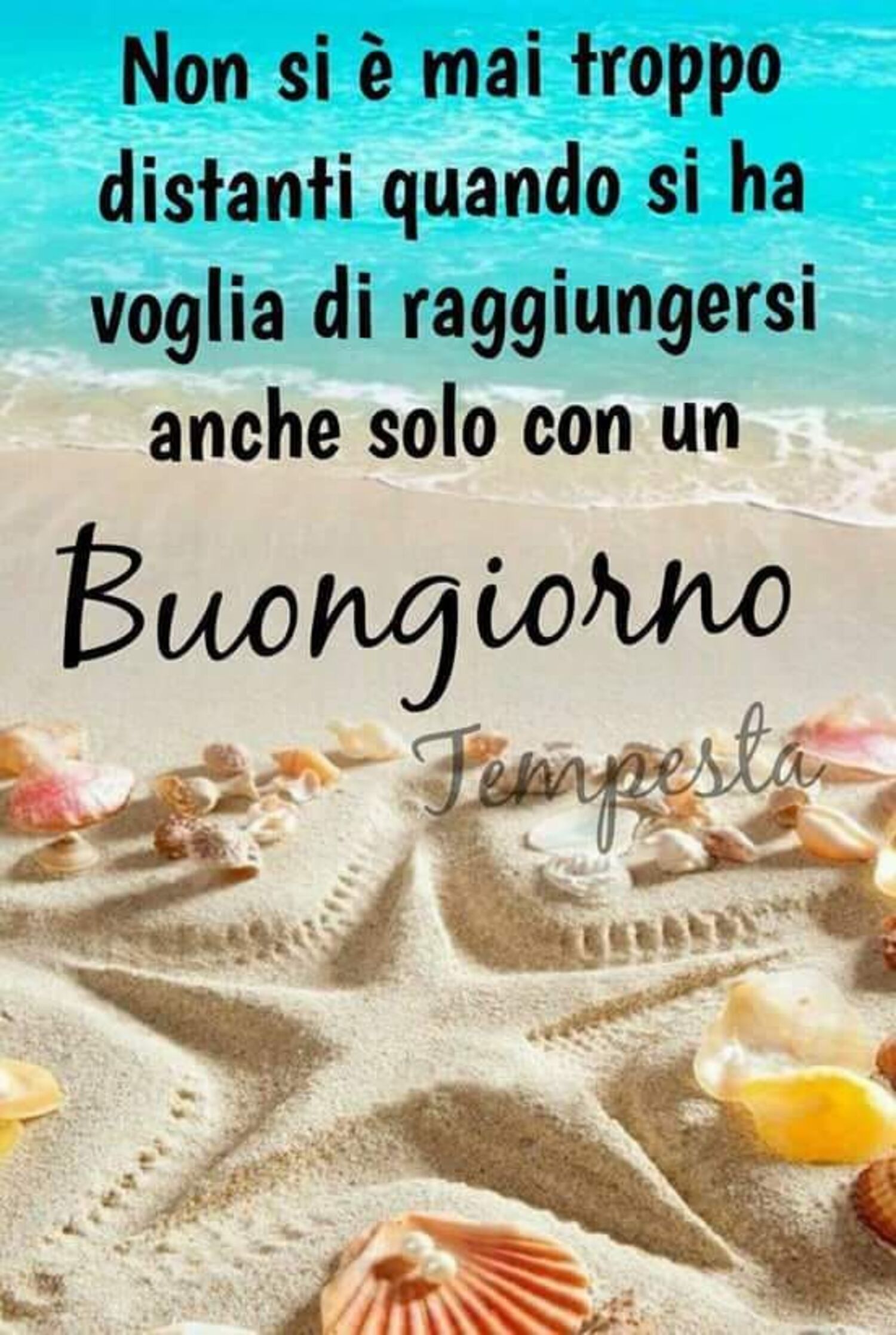 "Non si è mai troppo distanti quando si ha voglia di raggiungersi anche solo per un Buongiorno"