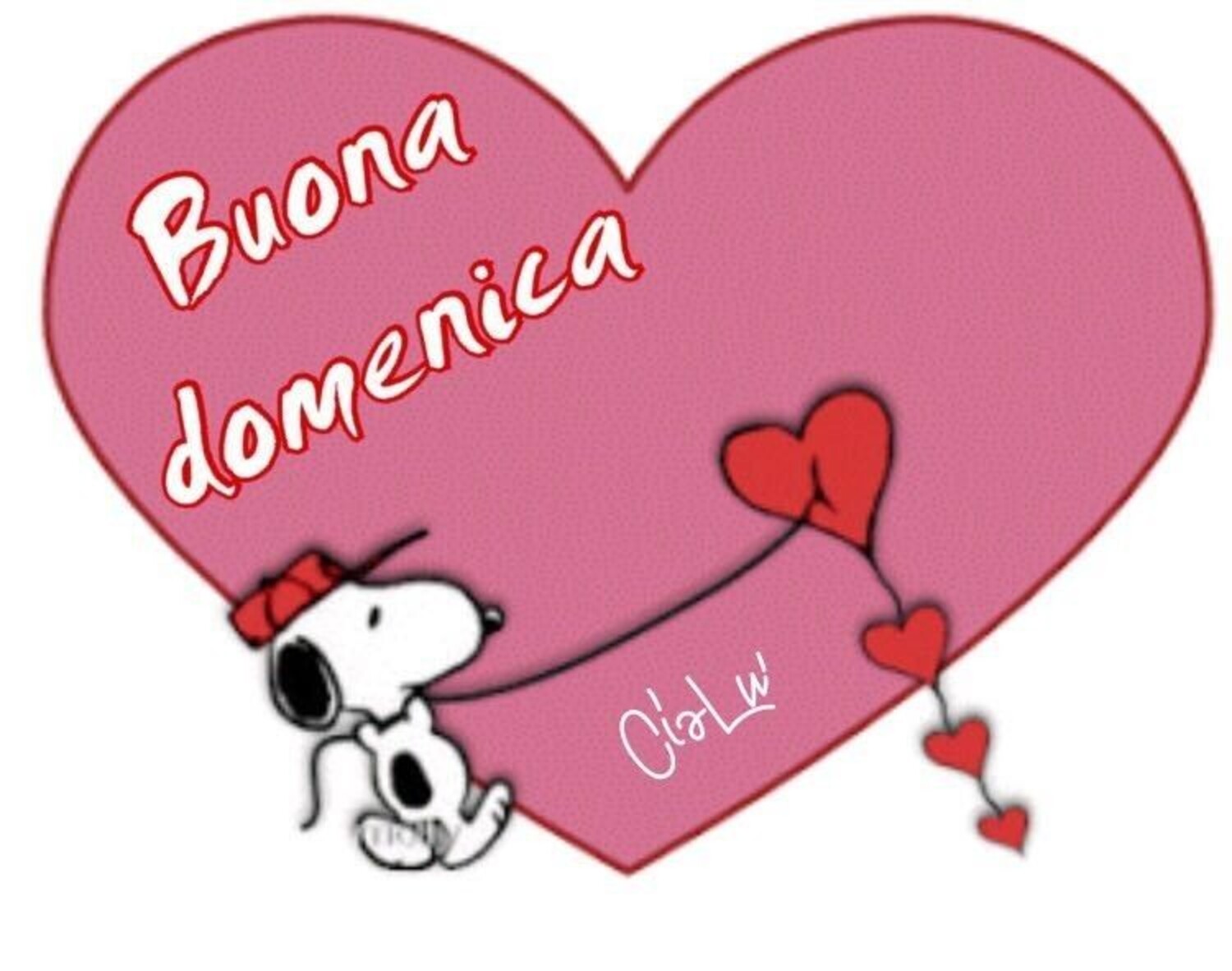 "Buona Domenica" - Snoopy