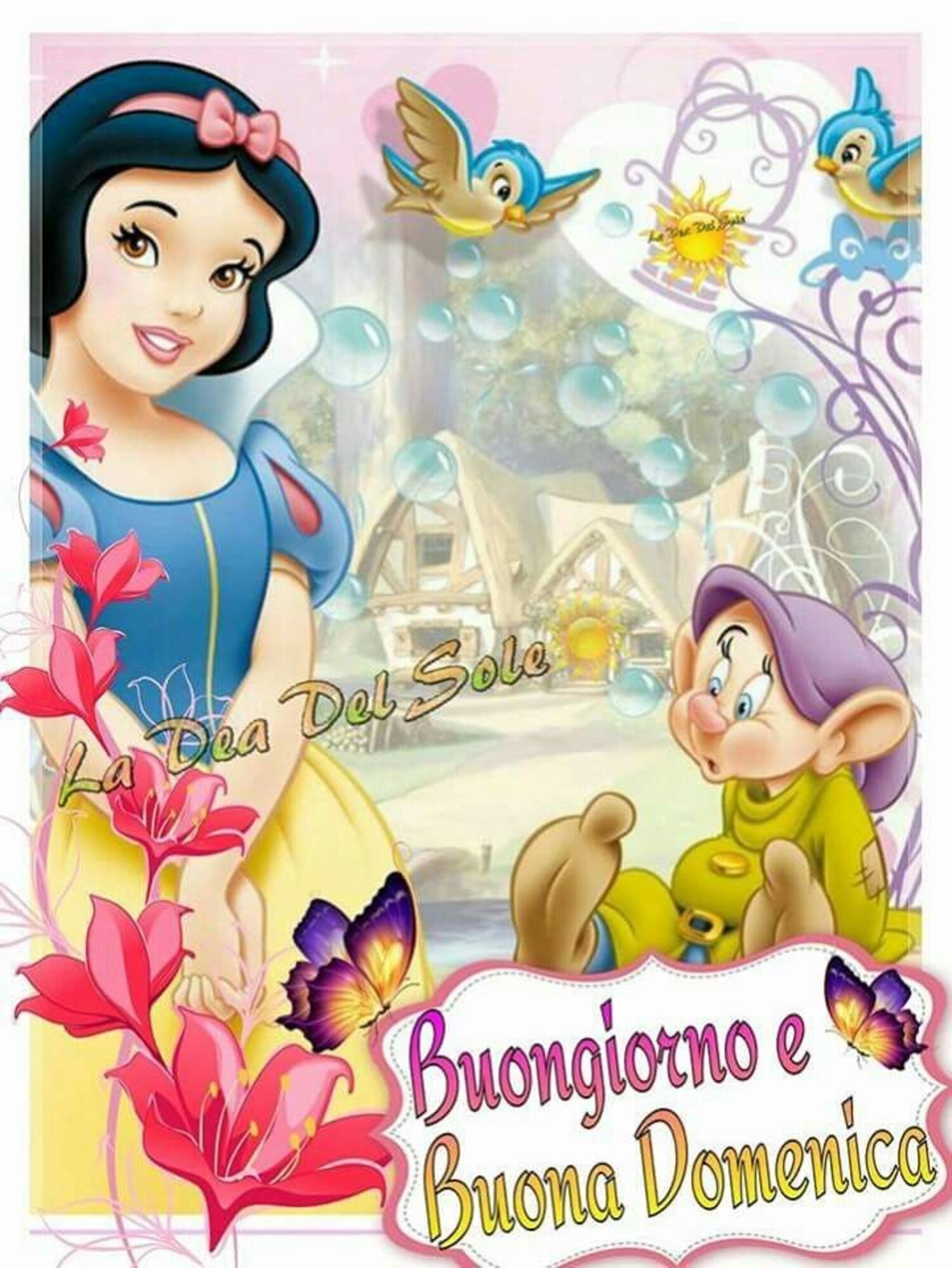 "Buongiorno e Buona Domenica" - immagini Walt Disney