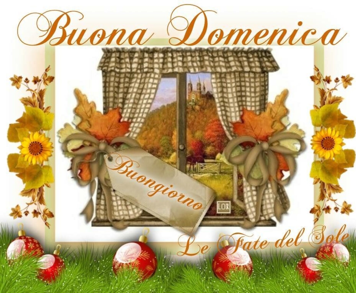 Buona Domenica immagini autunnali