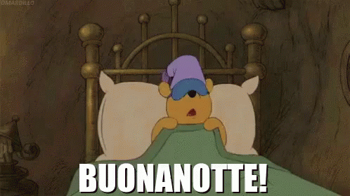 "BUONANOTTE!" - da Winnie The Pooh