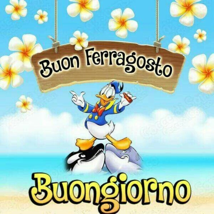 Buon Ferragosto Buongiorno - Paperino