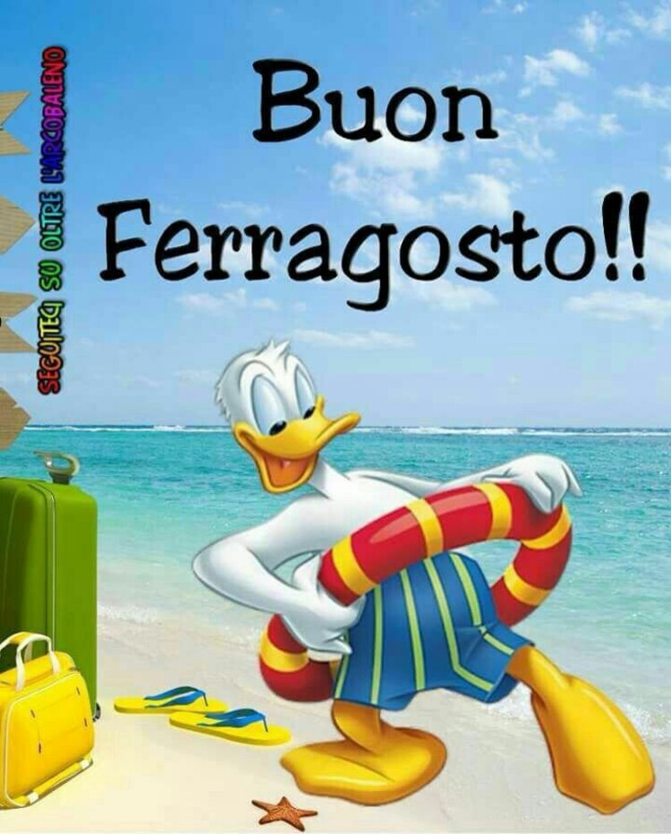 Paperino vi augura un Buon Ferragosto