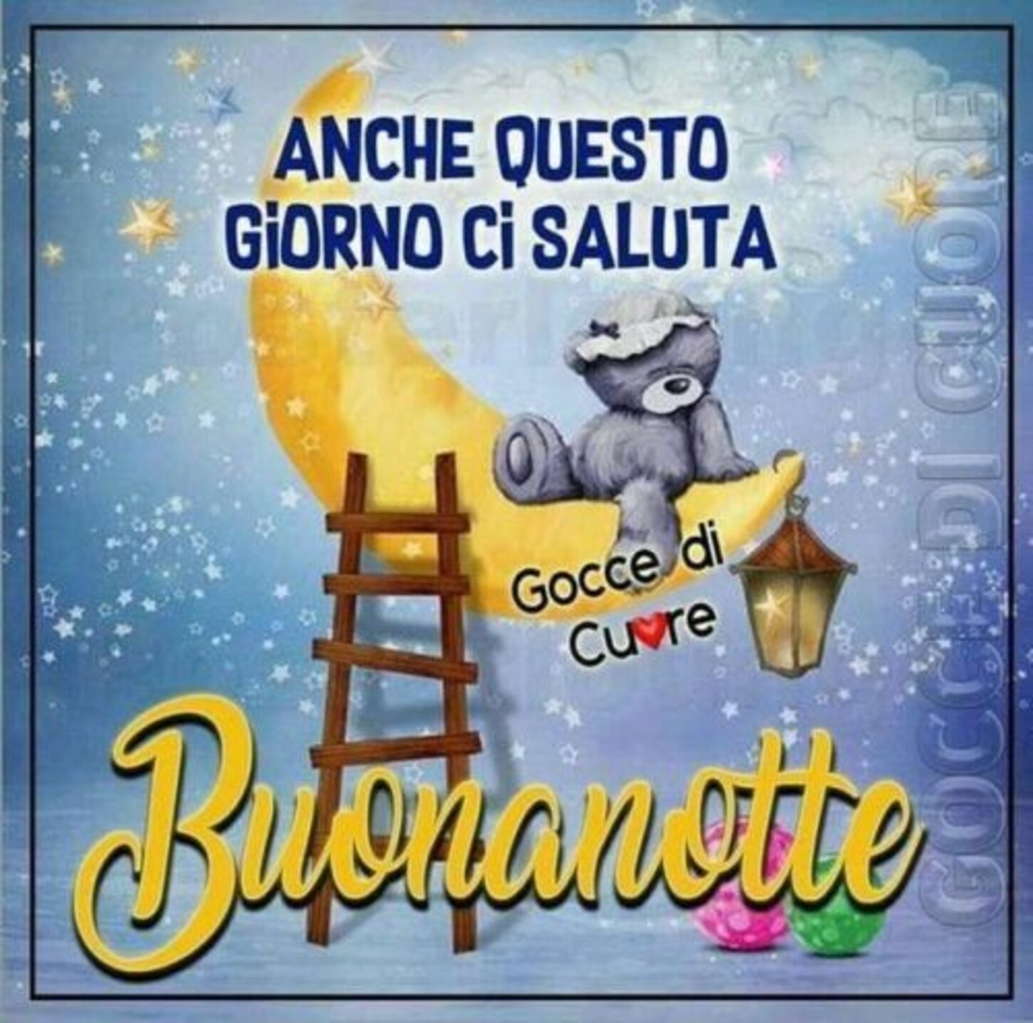 Anche questo giorno ci saluta, Buonanotte