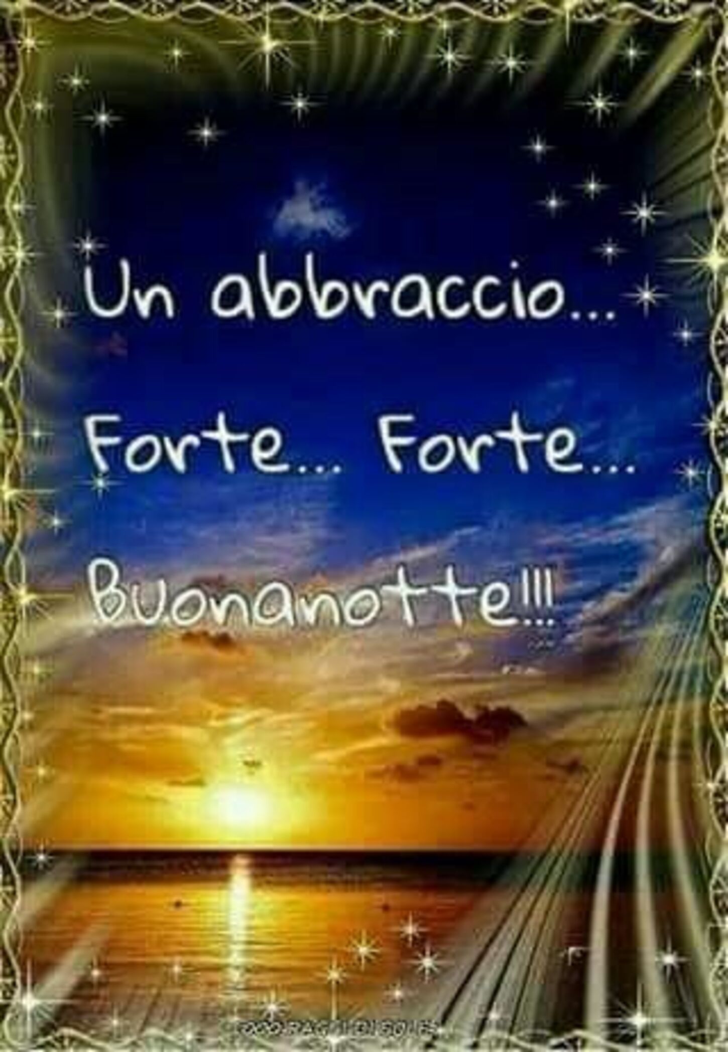 Un abbraccio forte forte... Buonanotte !!!