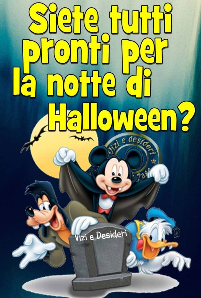 Siete tutti pronti per la Notte di Halloween?