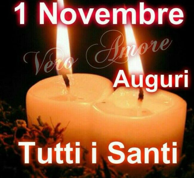 1 Novembre Auguri Tutti i Santi