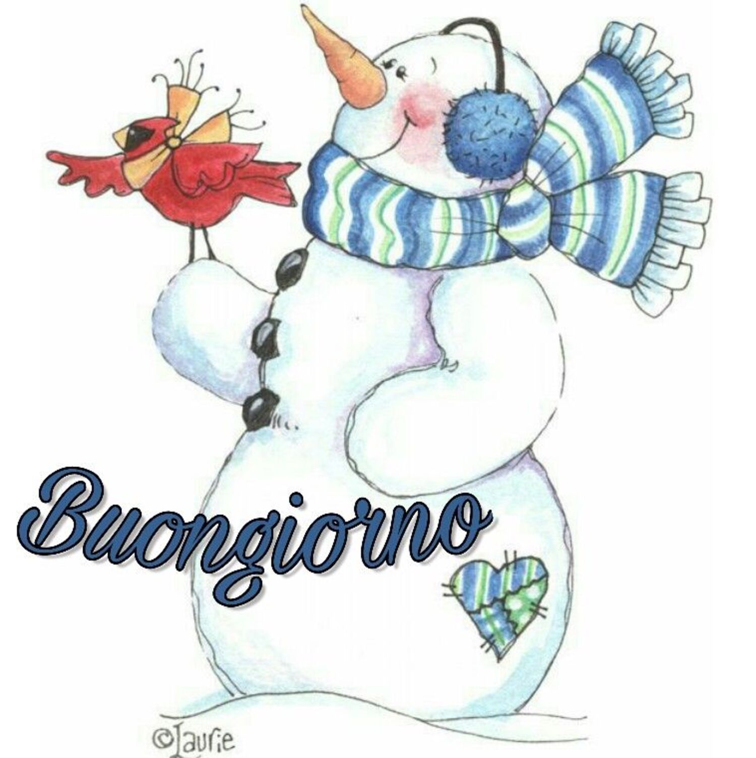 "Buongiorno" - immagini invernali