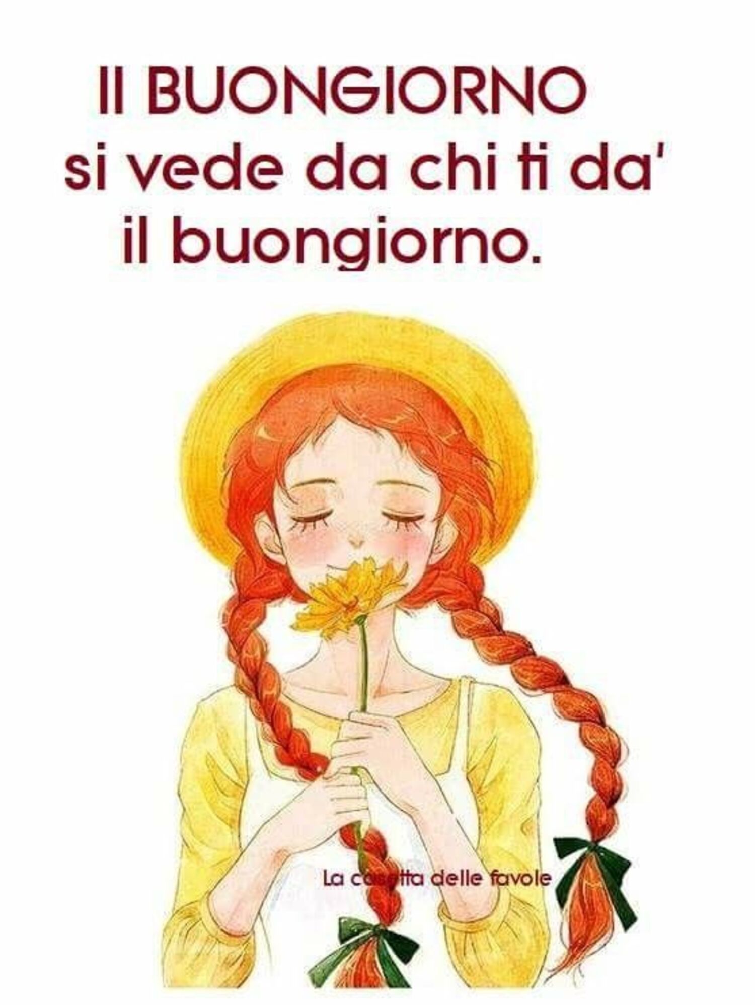 Il buongiorno si vede da chi ti dà il buongiorno.