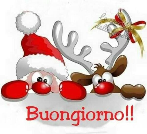 Buongiorno! da Babbo Natale e la sua renna