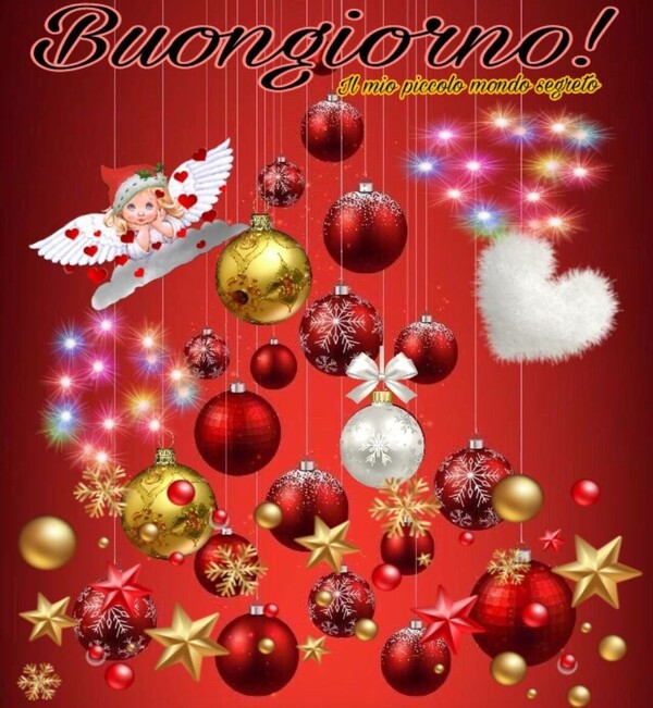25+ Buongiorno natalizio da condividere gratis - LeBelleImmagini.it